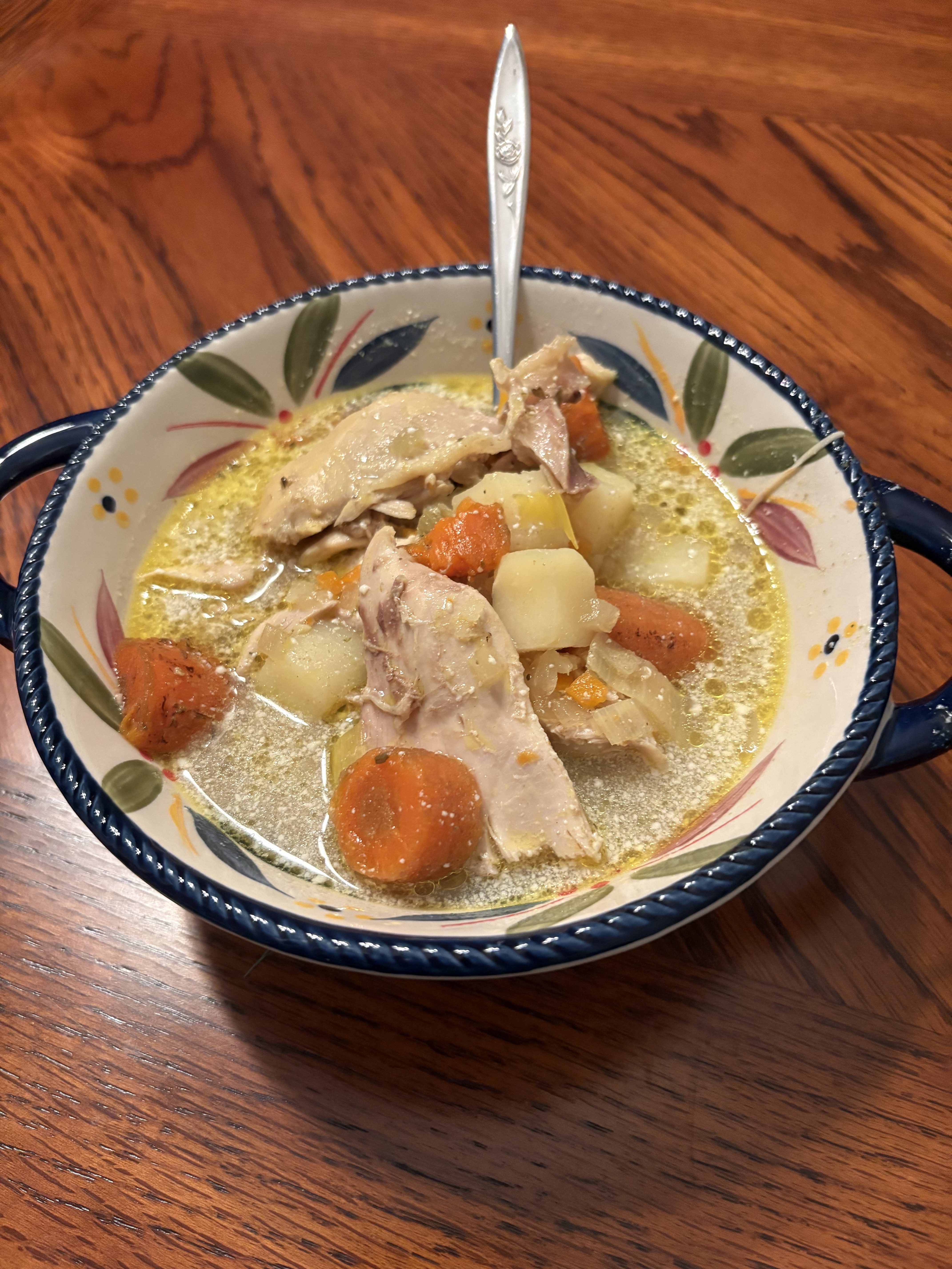 Comforting Homemade Turmeric Chicken Soup